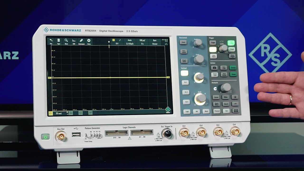 Осциллограф ROHDE & SCHWARZ RTB2000. Руководство по эксплуатации. Часть 1