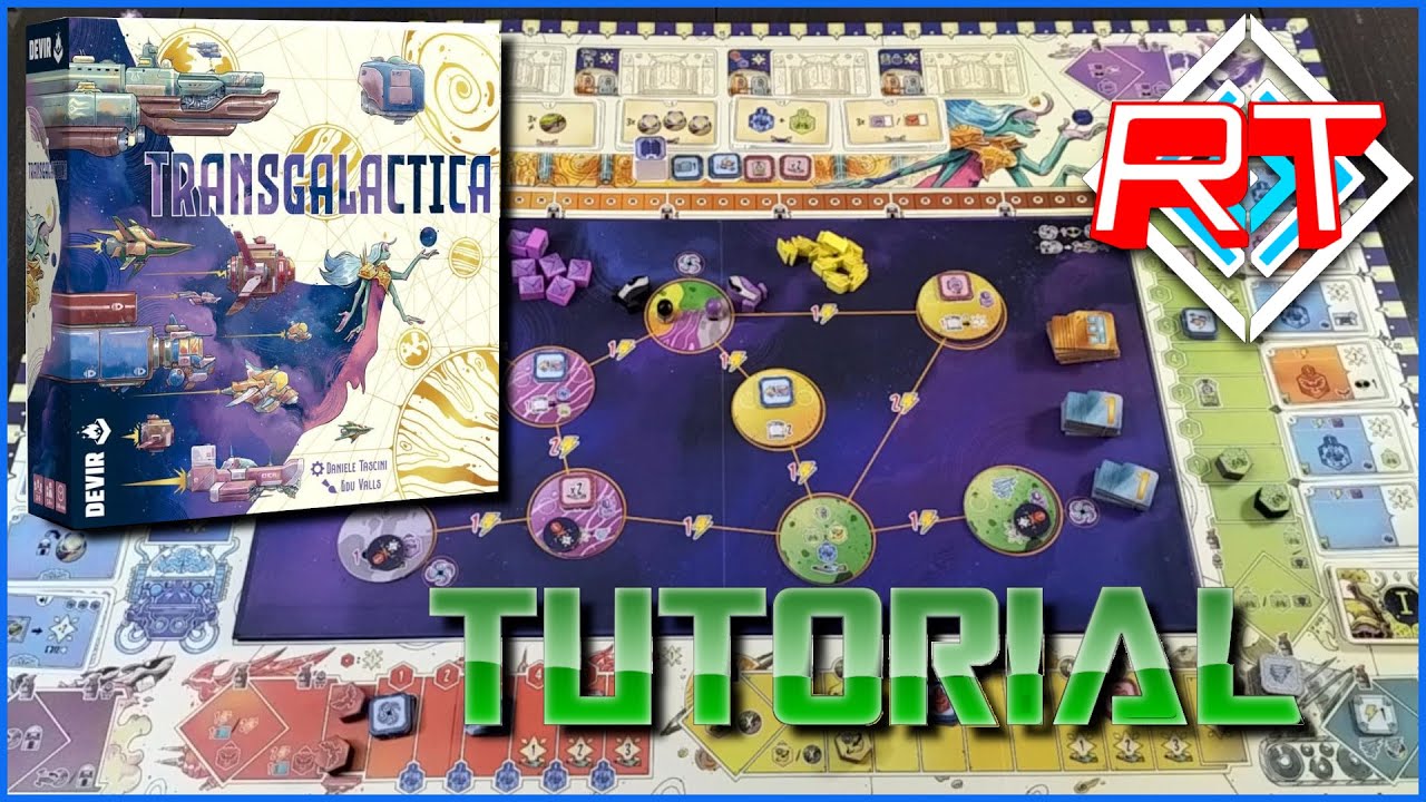 Transgalactica tutorial #20 gioco da tavolo sci-fi