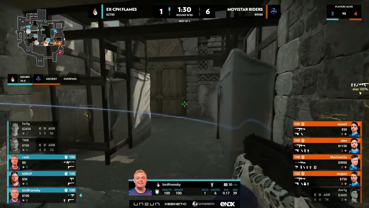 b0RUP 4 kills on the advanced bombsite B Ancient defense