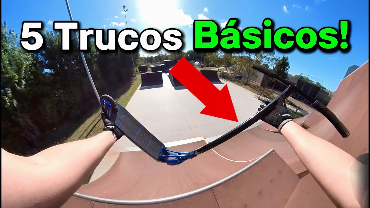 5 TRUCOS BÁSICOS EN SCOOTER! 🛴