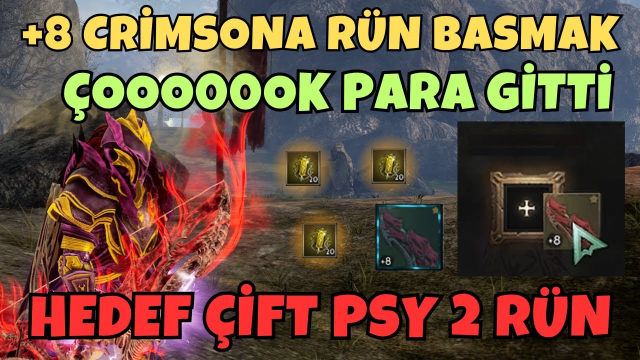 Rise Online | +8 CRİMSON BOW'A FULL RÜN BASTIK | AŞIRI FAZLA PARA GİTTİ | HEDEF ÇİFT PSY 2