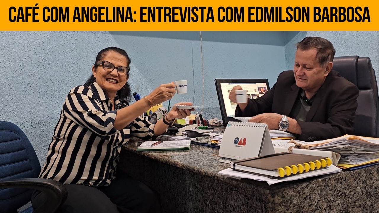 Café com Angelina | Entrevista com Edmilson Barbosa