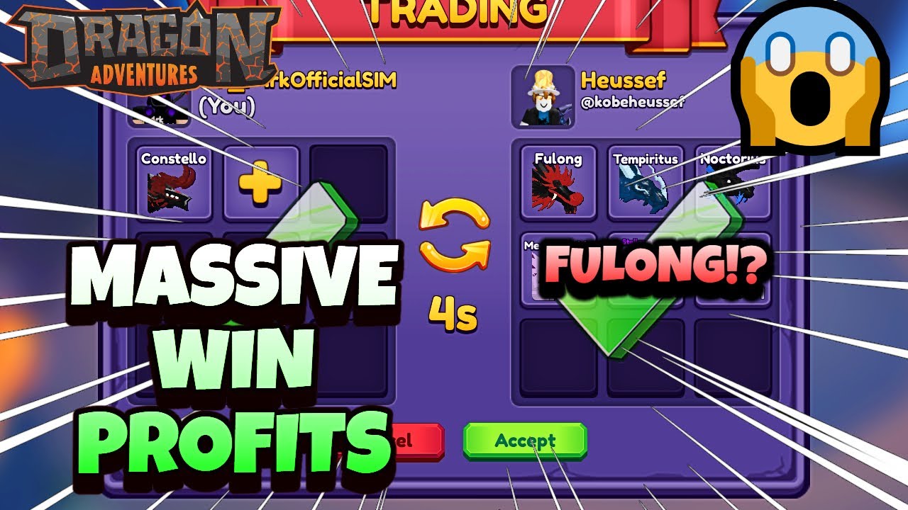 Trading Montage #30 |🔥 FULONG!? 🔥 Dragon Adventures Fantasy | Roblox