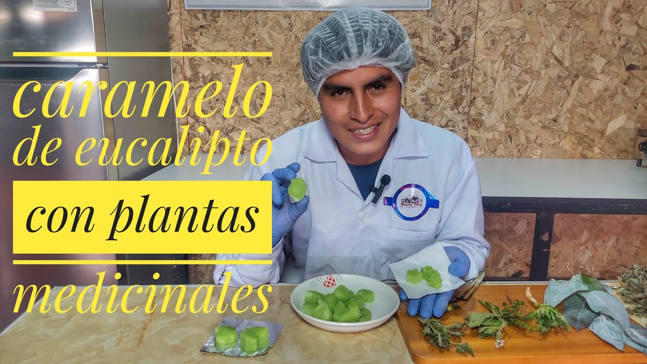 Caramelos de Eucalipto, con plantas medicinales