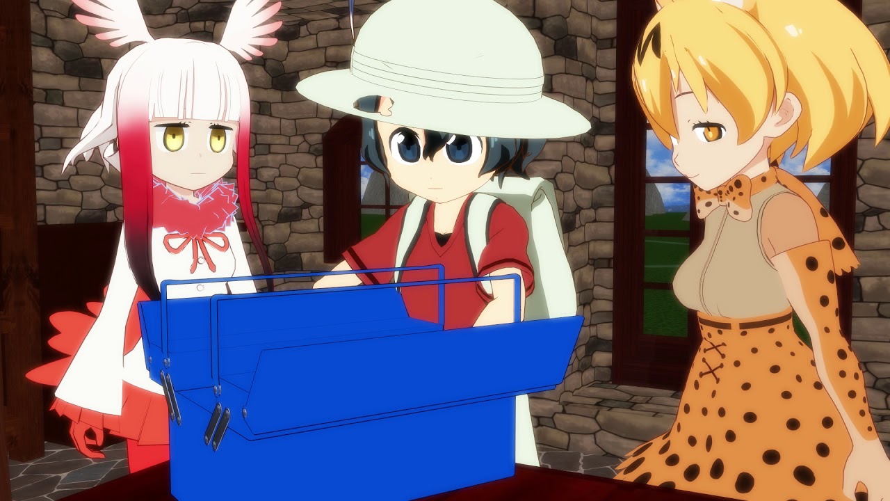 MMDけものフレンズ「アルパカのまくら」