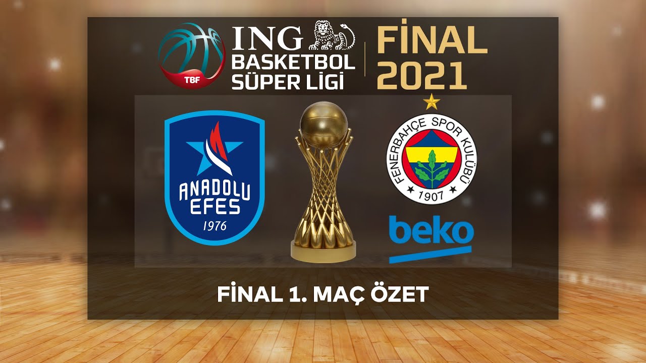 BSL Play-Off Final 1. Maç Özet | Anadolu Efes 111-71 Fenerbahçe Beko