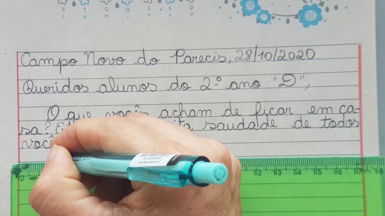 CARTA E LETRA CURSIVA