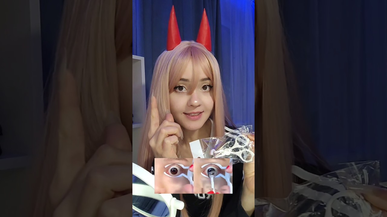 спасибо, нам такое не надо👀 #cosplay #lenses #chainsawman #пауэр #человекбензопила #косплей