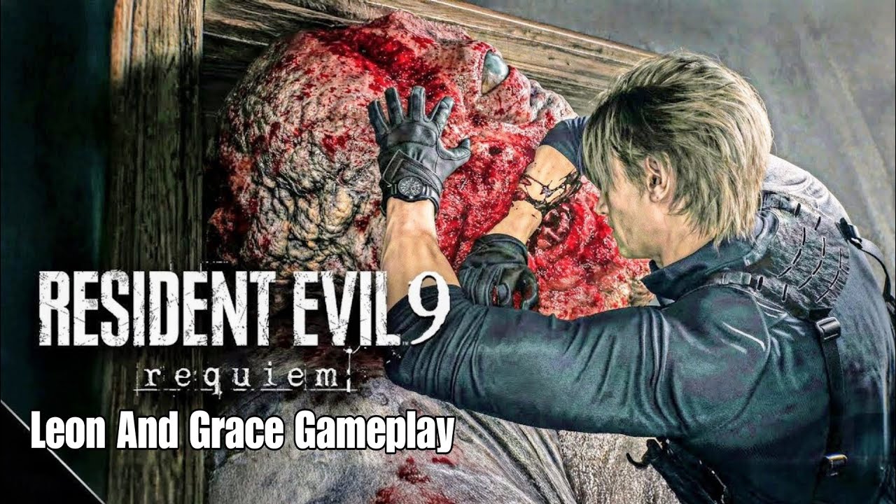 RESIDENT EVIL 9: REQUIEM ||12MINUTES NEW GAMEPLAY |Leon BossFight, Chainsaw Man, Grace & More! #re9 