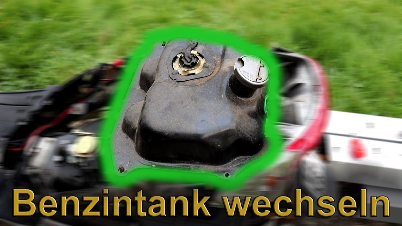 Benzintank wechseln am 4 Takt Chinaroller - JINLUN