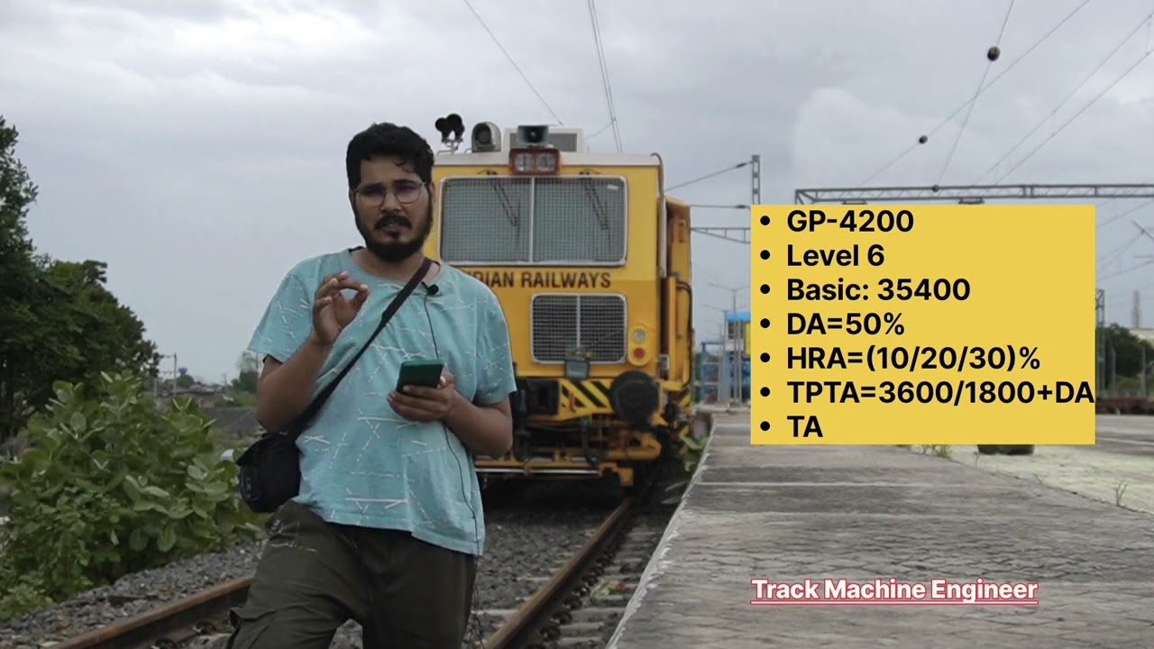 RRB JE TRACK MACHINE // JOB PROFILE //SALARY //ALLOWANCES// TRAVEL PASS // FULL DETAILS #rrbje #je