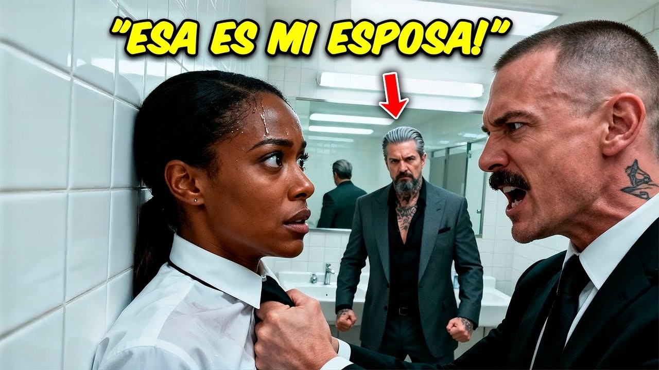 Arrastran a Mesera Negra al Baño   Su Esposo Mafioso Observa Todo Desde la Mesa 7