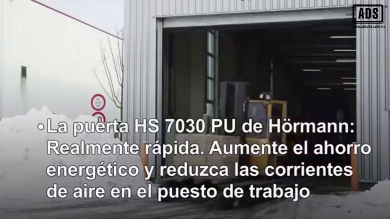 Puerta Industrial Enrollable Hormann HS 7030 PU La r&aacute;pida puerta espiral