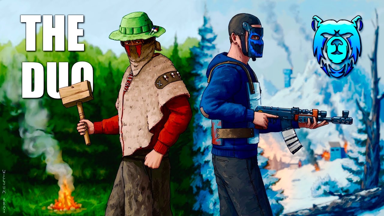 When a Solo Builder and a PVP God play rust II... (ft. Blooprint)