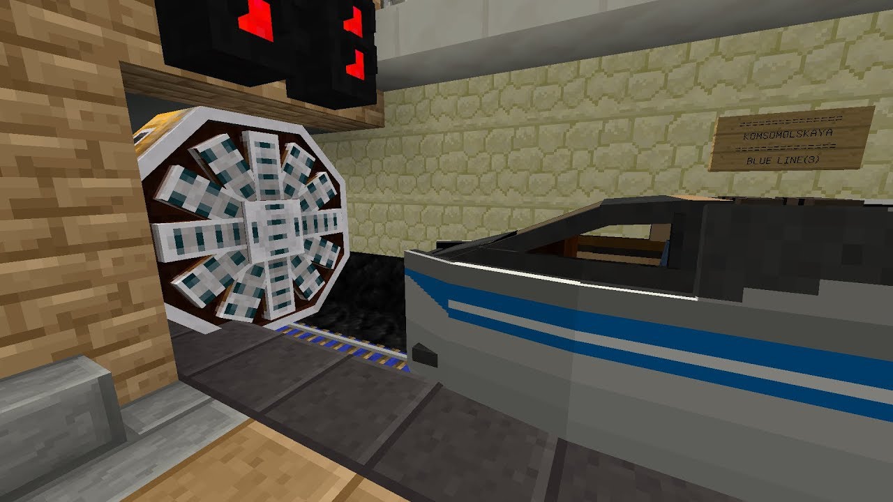ПУСК МЕТРО В МАЙНКРАФТ Новые станции // METRO START IN MINECRAFT