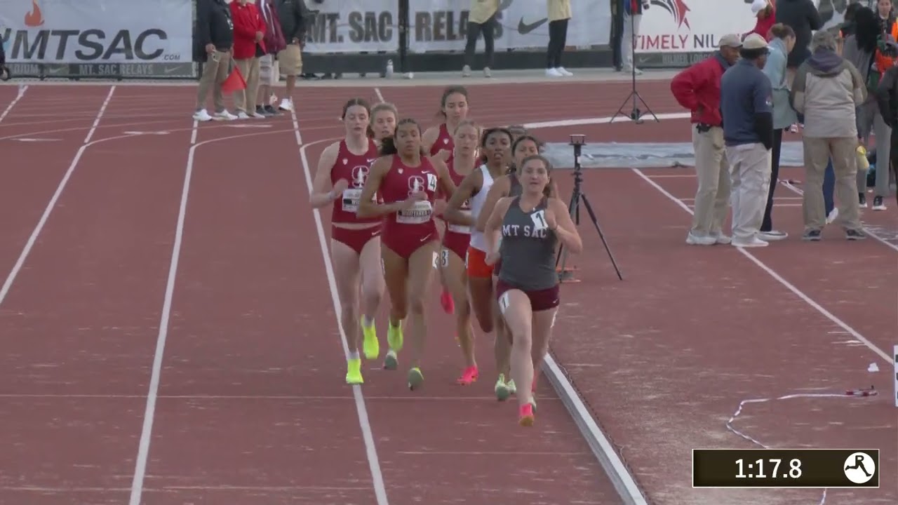 Mt. SAC Women's 1500m Turns Into Kicker's Race