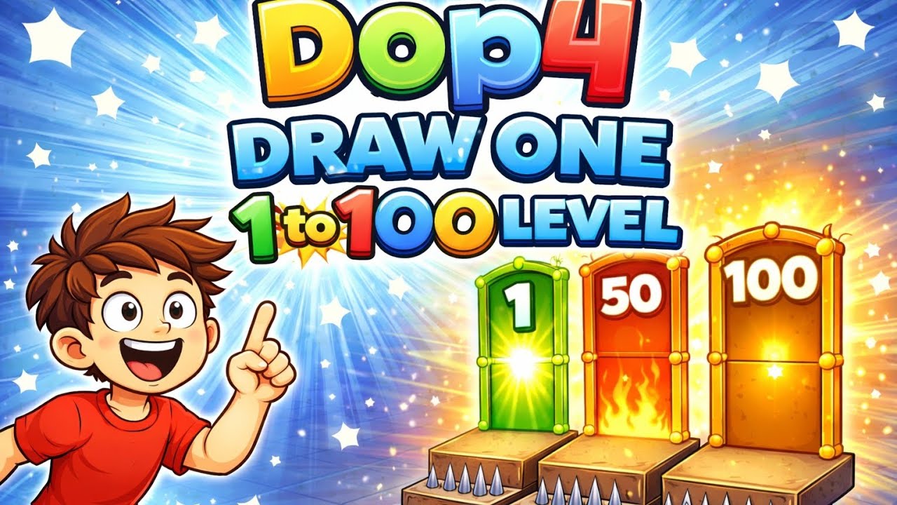 Dop4 draw one part 1to100level / how to complete dop4 10to100 / dop4 draw one part game play video 