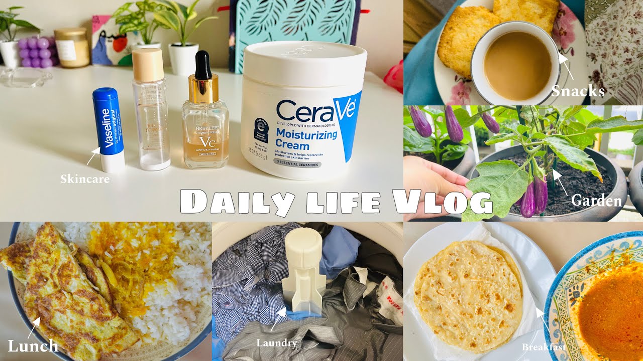 Daily vlog 🍃⛈️(cleaning,skinacare,cooking) aesthetic vibes✨ | Mim Ayesha | 🇺🇸🫶🇧🇩