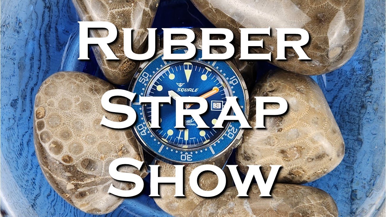 Squale 1521 FKM Rubber Strap Show And Giveaway Notification