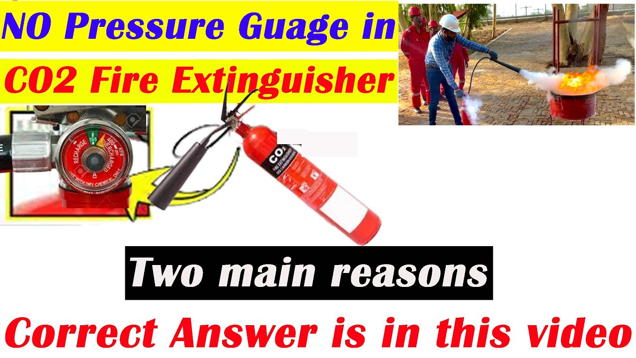 Co2 Fire extinguisher || Why CO2 Fire Extinguisher don't have pressure gauge? Complete Details