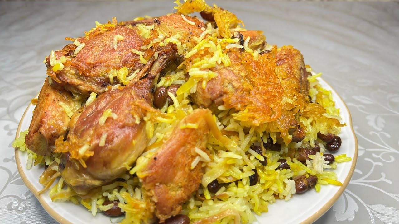 🔴 &Ccedil;OOOX  LƏZZƏTLİ ƏRİŞTƏLİ LOBYALI PLOVUN HAZIRLANMASI | Plov necə hazırlanır | İdeal pilaf resepti