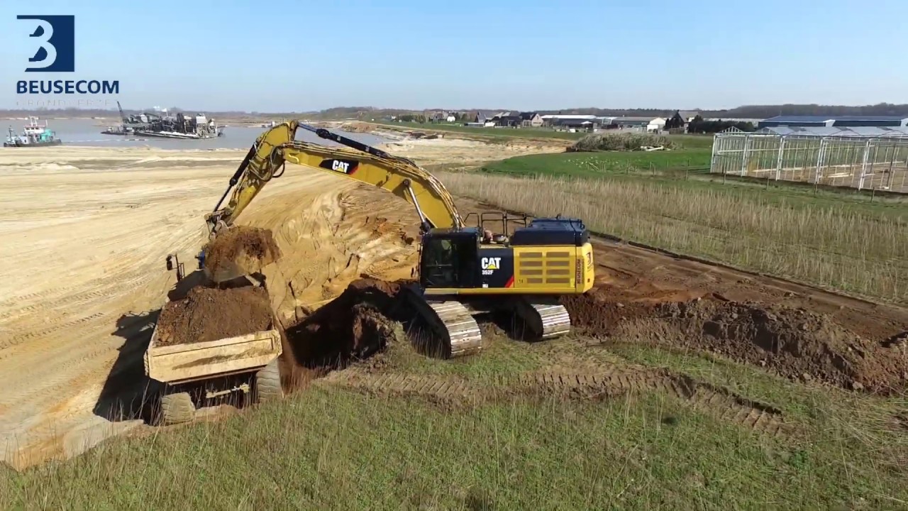 Maasverbreding Lomm (NL)| Beusecom Grondverzet BV