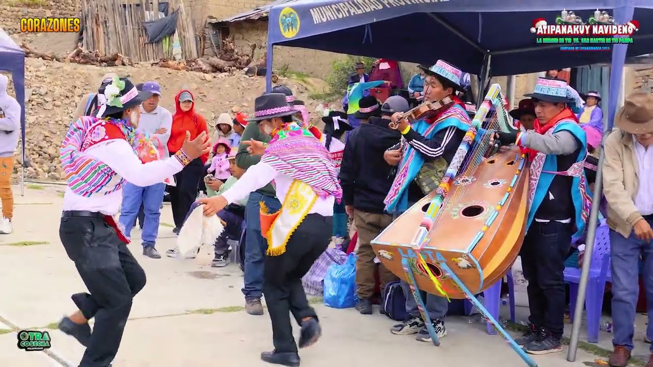 LA MERCED DE TIO VS. SAN MARTIN DE TIO PAMPA ATIPANAKUY NAVIDEÑO 2025 LUCANAMARCA CORAZONES.