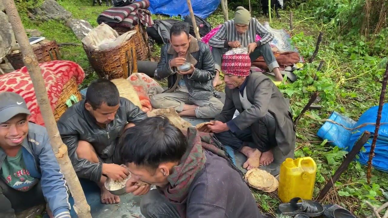 Traditional  Himalayan Nepali village life style Dally Nepal village lifestyle 