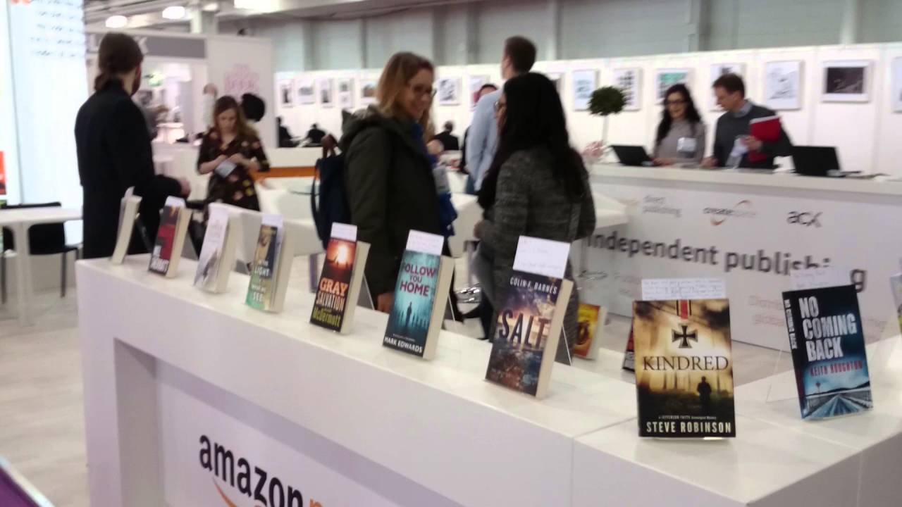 London Book Fair 2016 - Amazon Stand - including Thomas & Mercer.