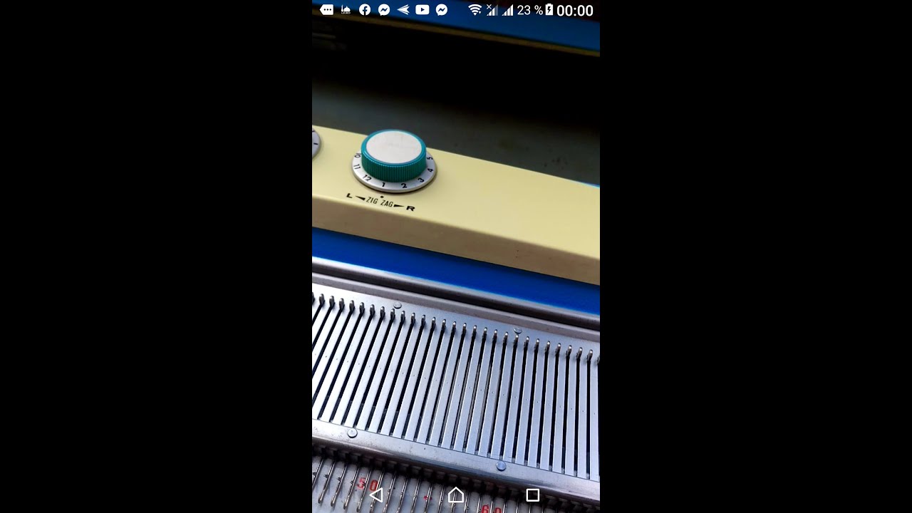 الجزء 1)اعادة تركيب المشينة من الأول) restauration de machine a tricoter toyota k747