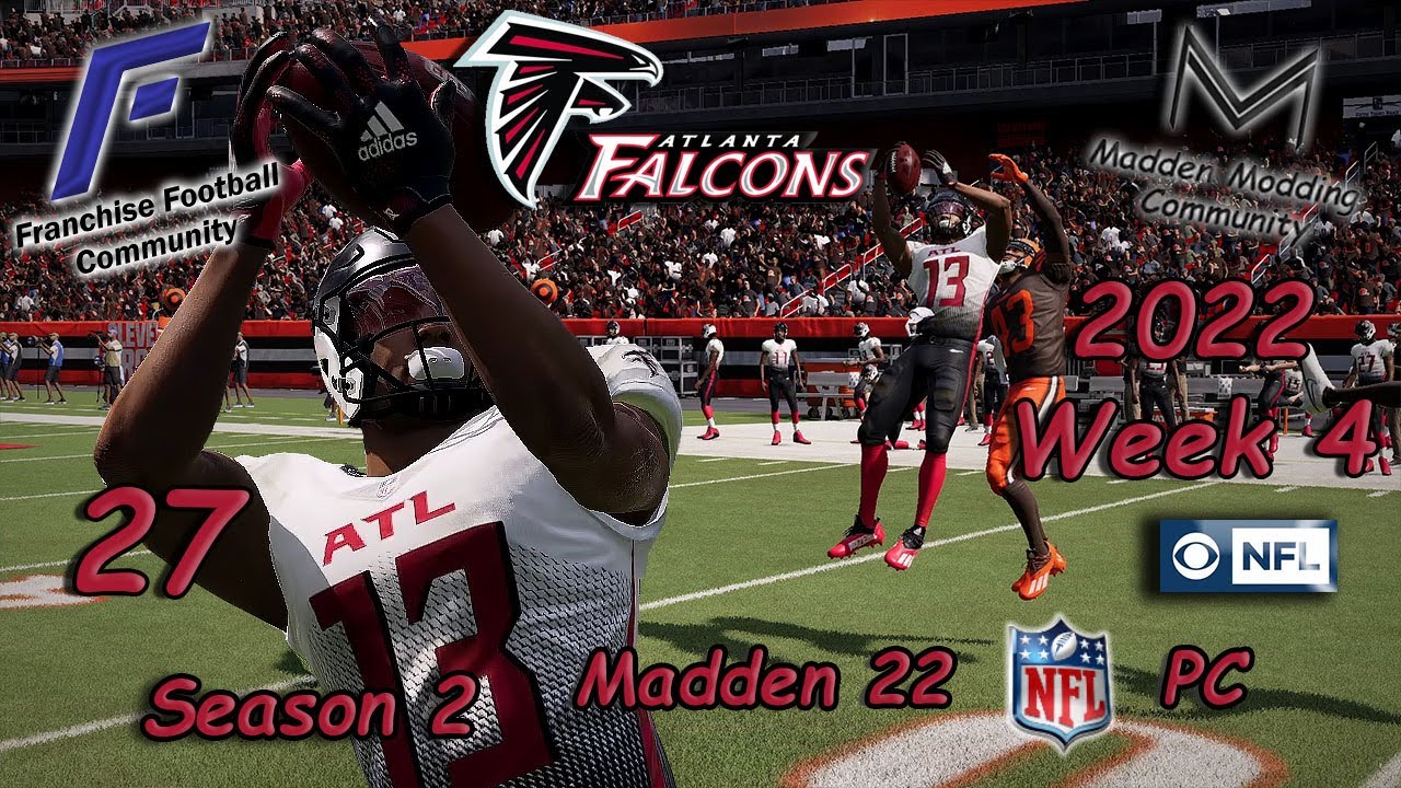 Madden Modding Community NFL Franchise - Big Plays anyone? Atlanta at Cleveland on CBS S2W4 Ep 27