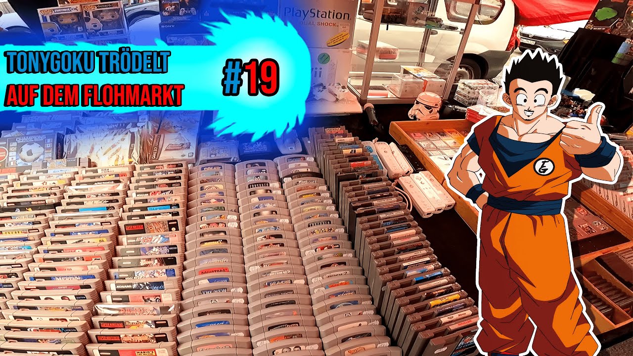 Ein erneutes wiedersehen beim RetroSven 🤩🎮 // TONYGOKU trödelt auf dem Flohmarkt Folge 19