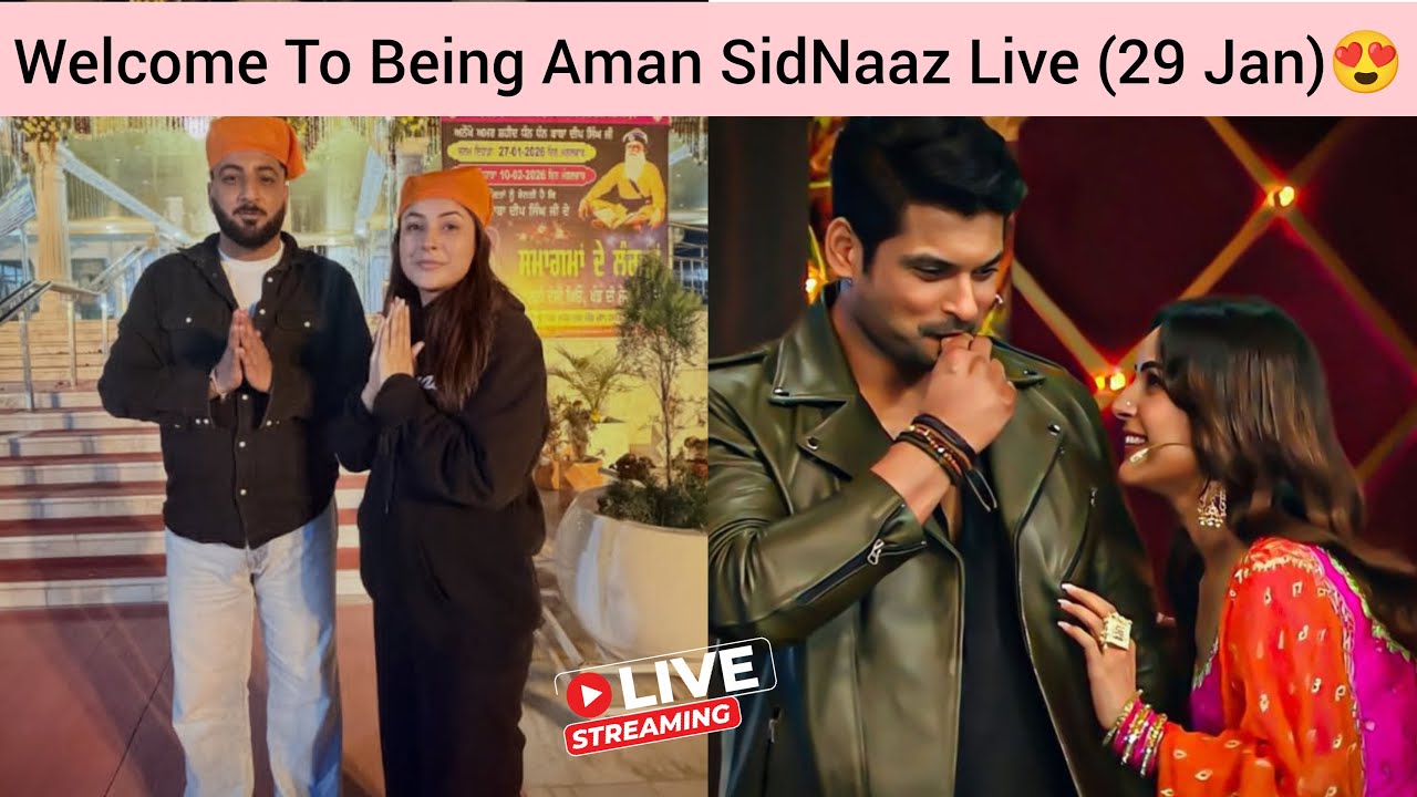[29 JAN] Shehnaaz Gill with her Brother Shehbaz at Gurudwara 🙏❤️ Being Aman SidNaaz Fans Live❤️