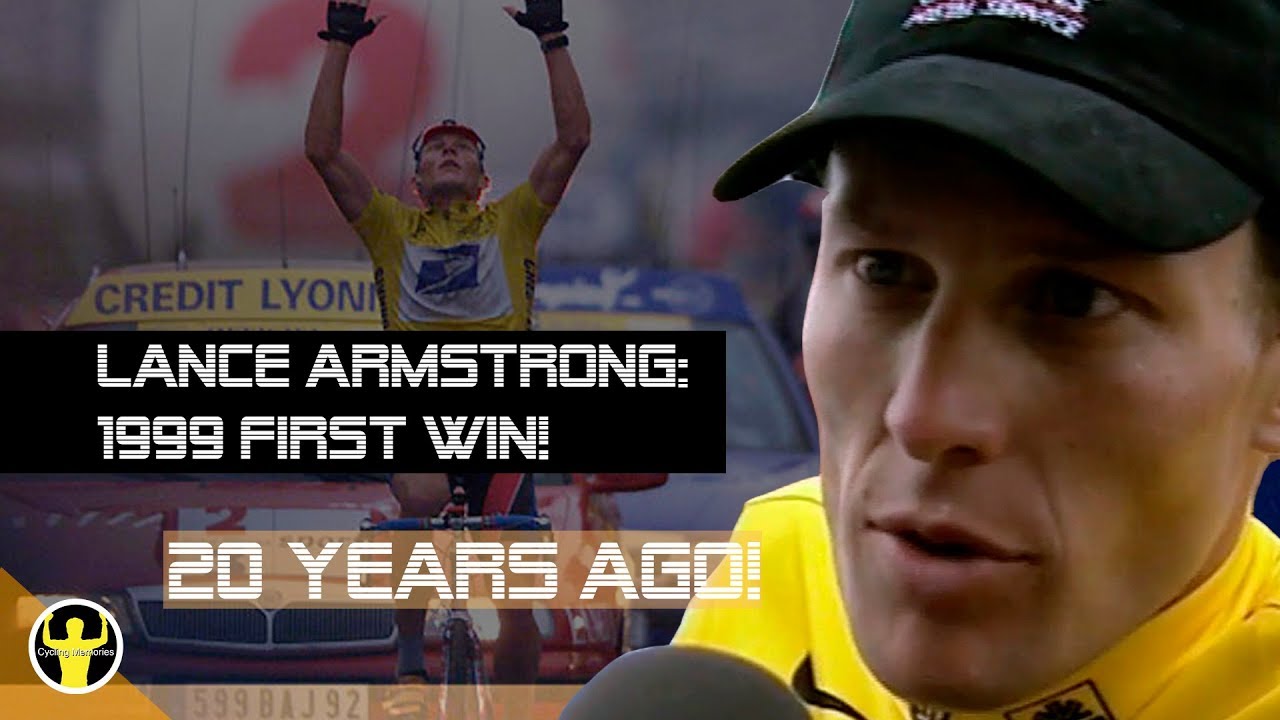 Early days: Lance Armstrong - First Tour win (1999) - 20 years ago!