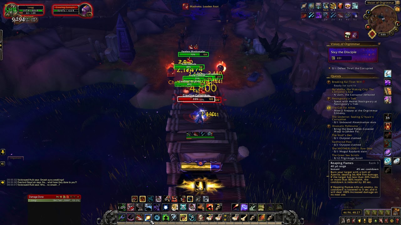 World of Warcraft Vision 3 Mask Hunter OG