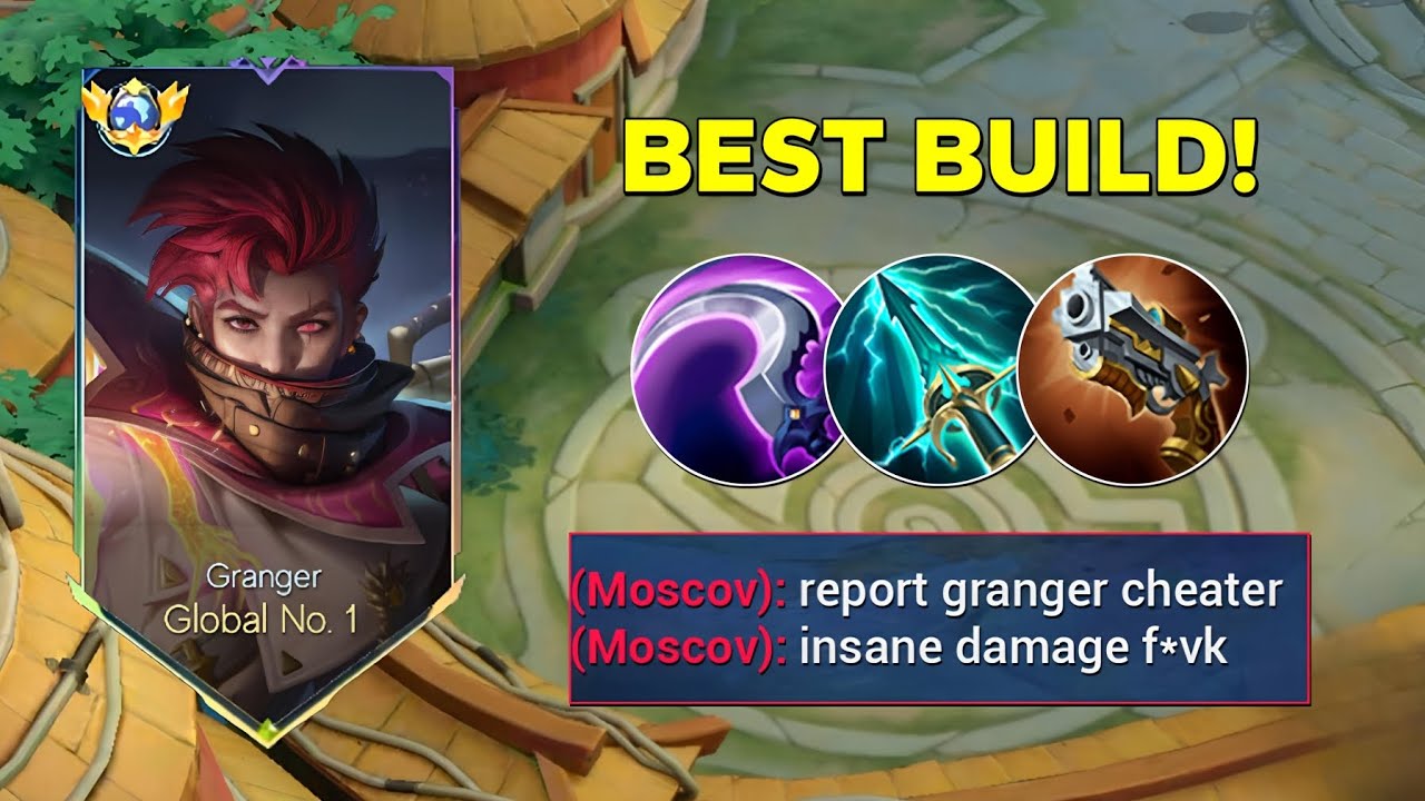 NERF GRANGER TRYING NEW BROKEN DAMAGE BUILD IN SOLO RANK GAME!! 💀 (must watch!) - MLBB