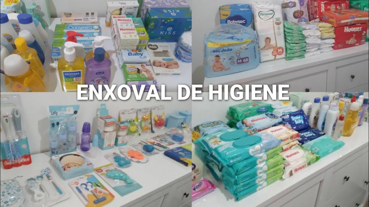 ENXOVAL DE HIGIENE DO BEBÊ |  VITORIA BRANDA