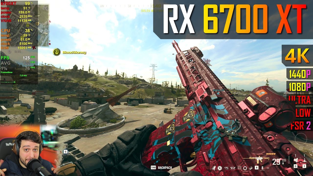 RX 6700 XT — Call Of Duty: Warzone 3