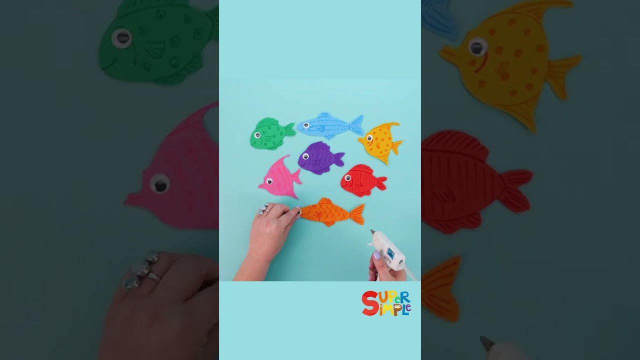 Magnet Fishing Game #shorts #kidscrafts #supersimplecrafts