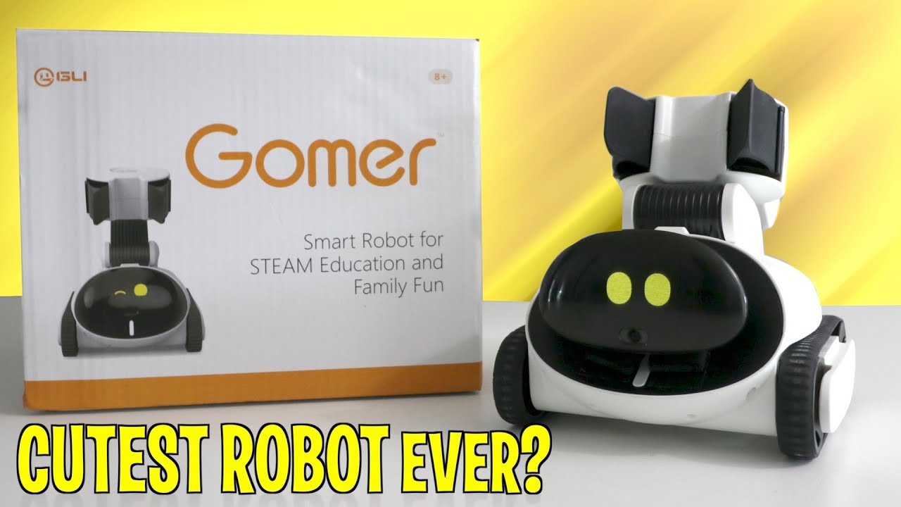 UNBOXING & LETS PLAY! Gomer - Cute Smart Robot Assistant 2018 (FULL REVIEW!)