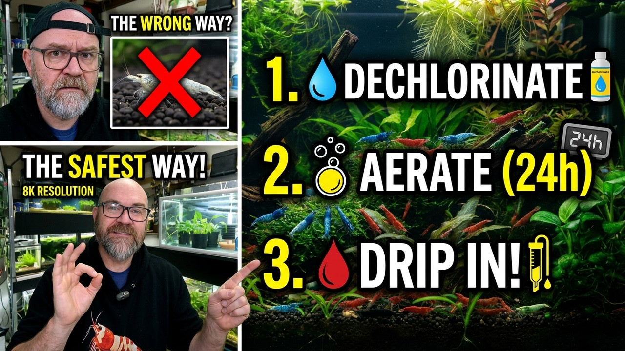 How to Safely Do a Water Change for Neocaridina Shrimp (Beginners Guide)
