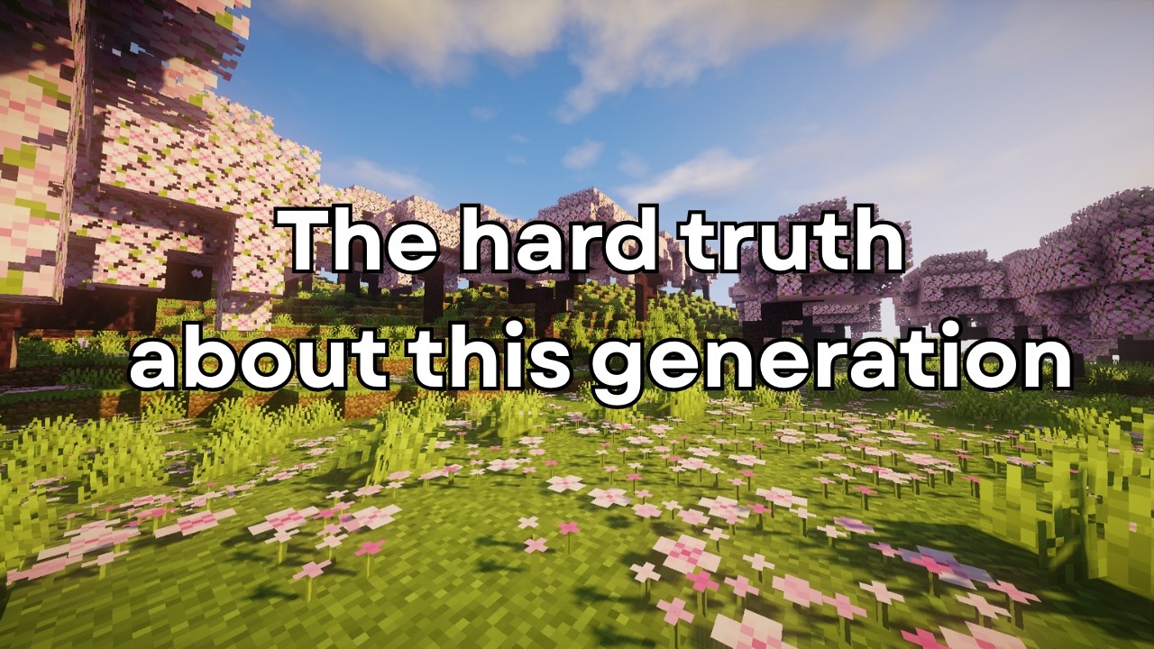 The hard truth about this generation...