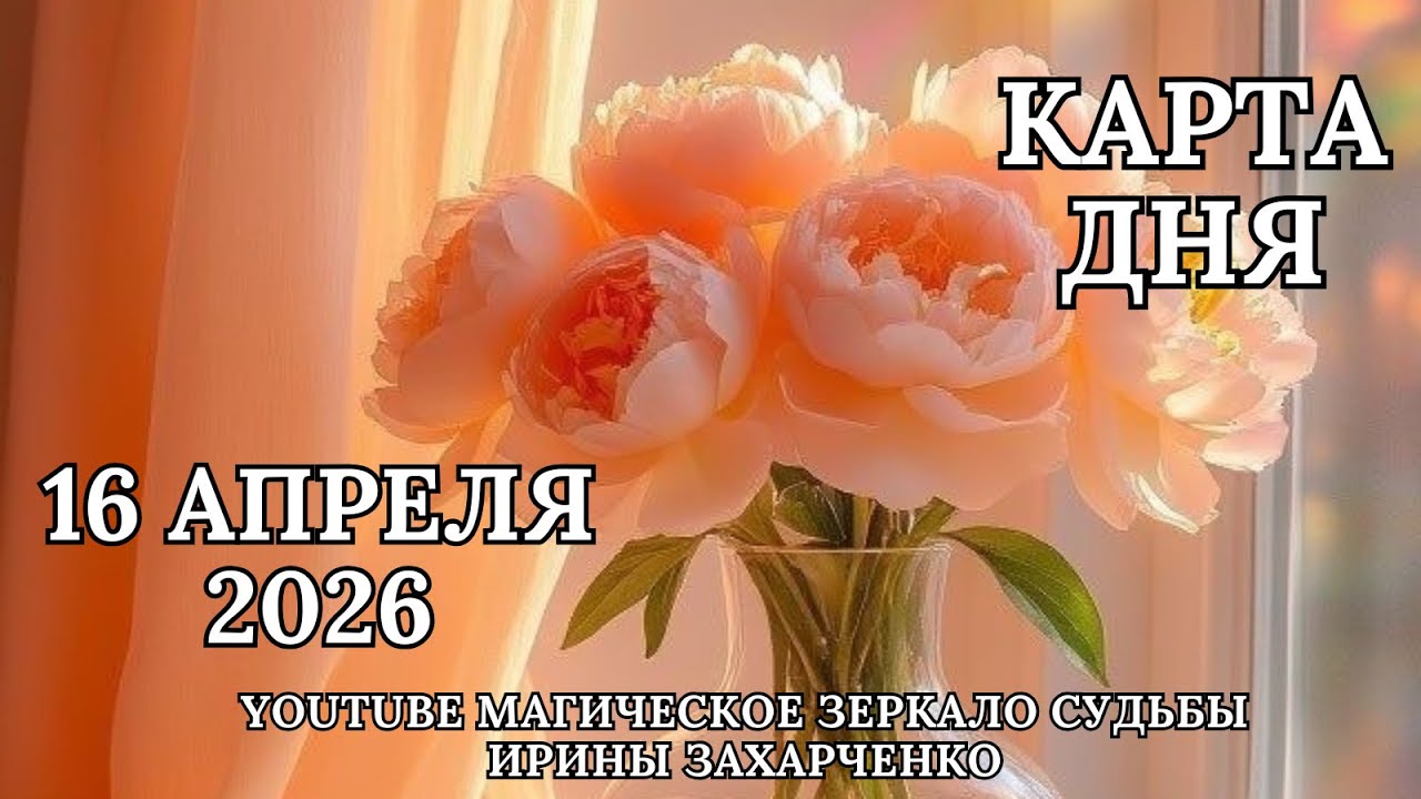 16 апреля 🌸 Карта дня 🌿Развернутый Таро-Гороскоп/Tarot Horoscope+Oracle_today от Ирины Захарченко.