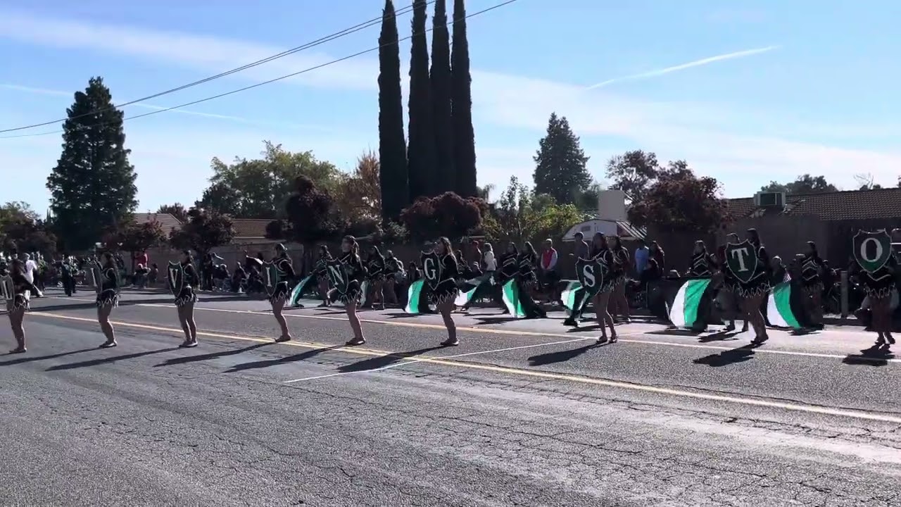 Merced CCBR 2023 Livingston Middle School marching band and color guard