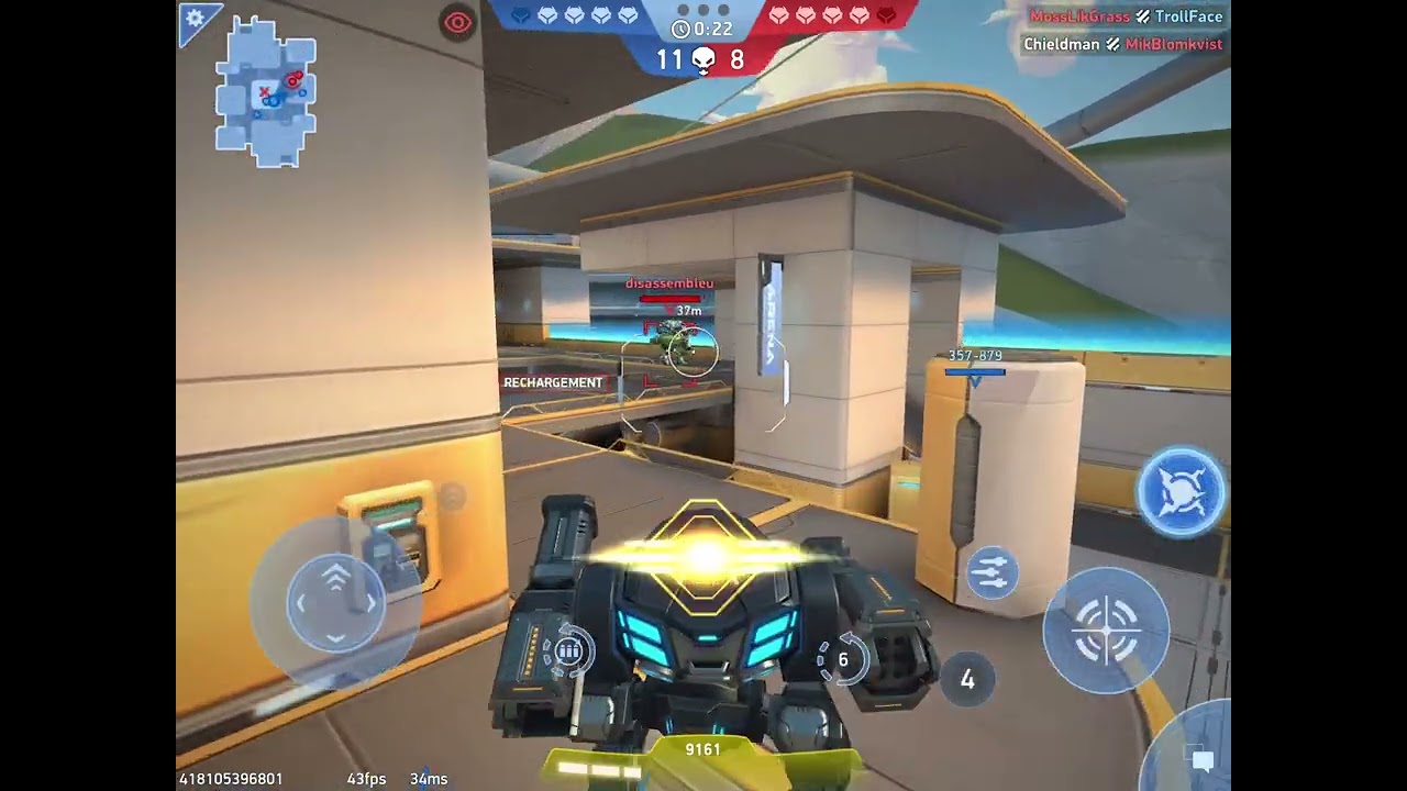 Medium progression old mech arena