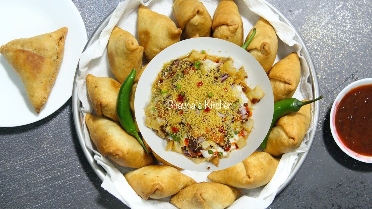 Short Cut Big Crowd Open Samosa Chaat Video Recipe with Bonus Recipes | Bhavna's Kitchen