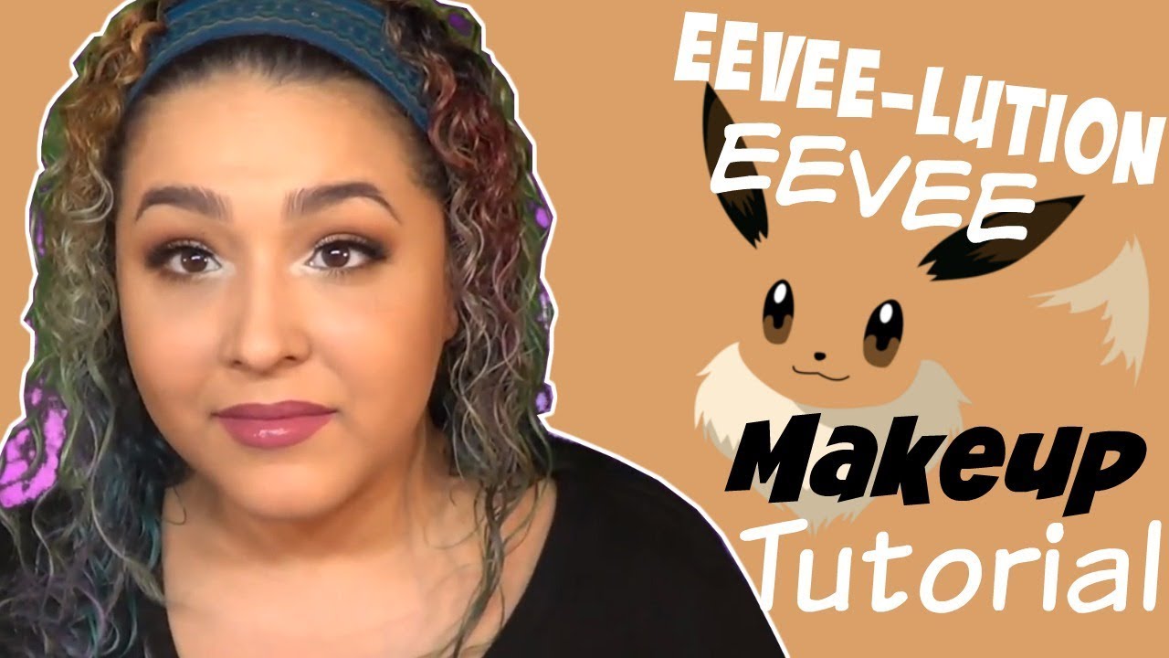 Pokemon Eevee Eeveelution Inspired Makeup Tutorial (NoBlandMakeup)
