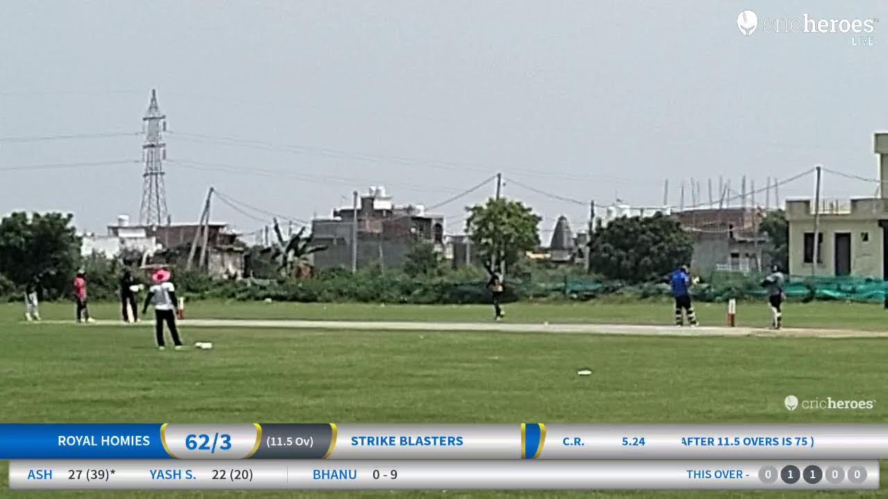 Live Cricket Match | Strike Blasters vs Royal Homies | 26-Aug-23 10:04 AM 20 overs | RCCP CHAMPIONS