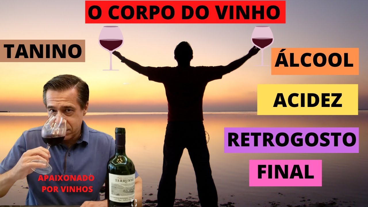 O QUE É CORPO DO VINHO  E COMO RECONHECER. Final de boca, retrogosto e persistência do vinho.