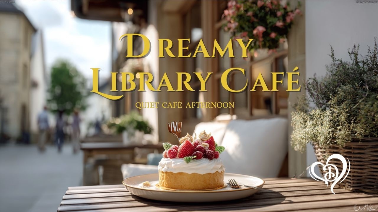 Quiet Café Street Ambience | Background Music